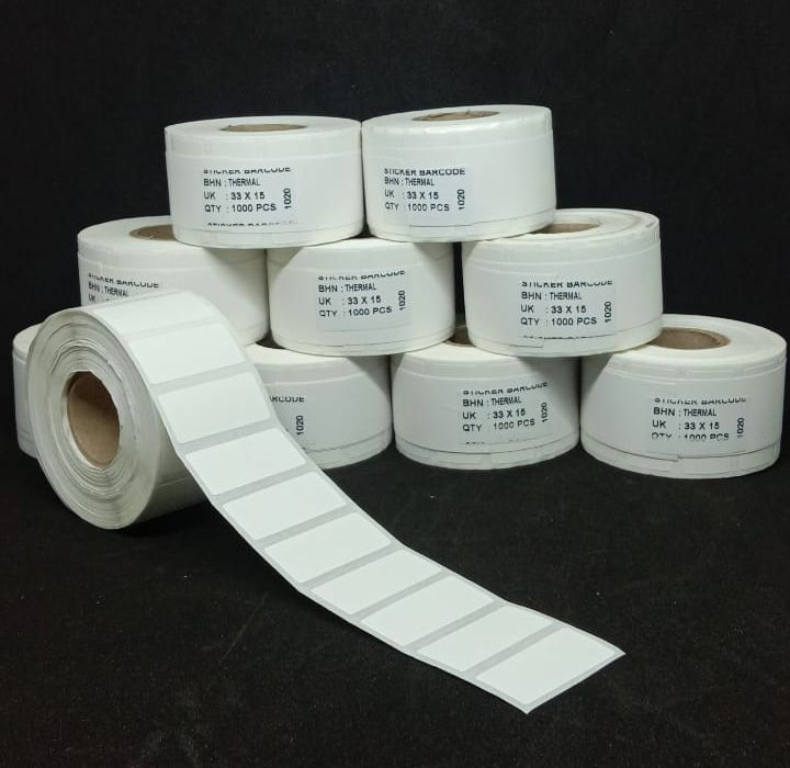 LABEL BARCODE 33 X 15 1000 PCS